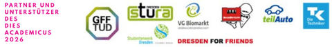 Image with logos of partners and supporters of dies academicus
