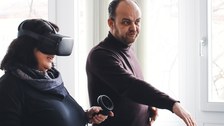 Testen der VR-Brille