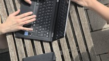 laptop, computer, group work, together, study, digital, hand, type, text, write music box, digital learning, together, studieren, studierende, students, writing, texting