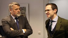 Dr. Schmidt und Daniel Schubert