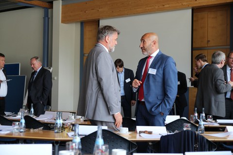 Prof. Hurtado im Gespräch