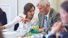 Frau Dr. Martius und Herr Prof. Ernst Messerschmid