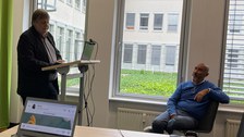 Professor Rödel von Dresdenconcept bei der Summer School 2021