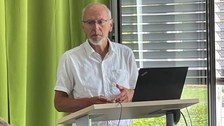Professor Grundwald während seines Vortrags