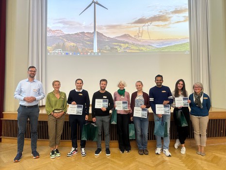 Die Preisträger des Hackathon
