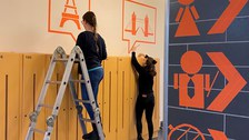 "Tape Art 4" - in the making