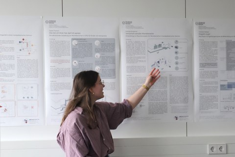 Impressionen von der Poster Session am 29.02.2024