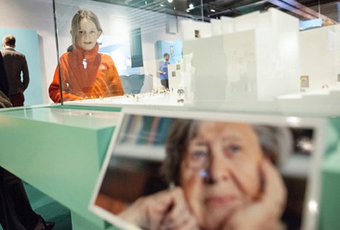 Bild vom Modell auf der MS Wissenschaft