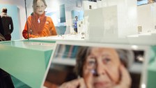 Bild vom Modell auf der MS Wissenschaft