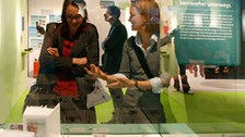 Bild vom Modell auf der MS Wissenschaft