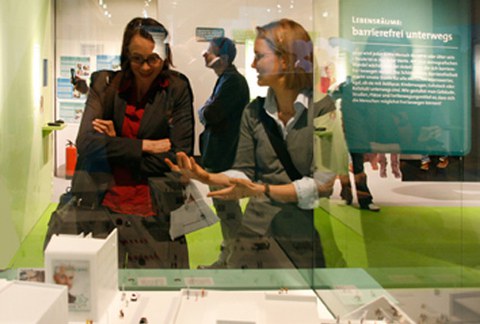 Bild vom Modell auf der MS Wissenschaft
