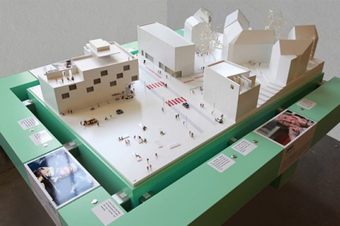 Bild vom Modell auf der MS Wissenschaft