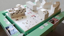 Bild vom Modell auf der MS Wissenschaft