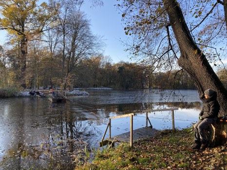 Fährstelle zur Insel.
