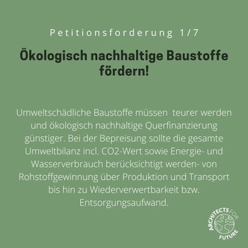 Sharepic zur Petition von A4F, inhalt siehe auch Text