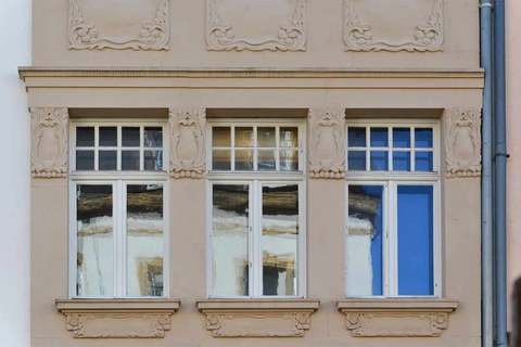 Historische Fassadenansicht