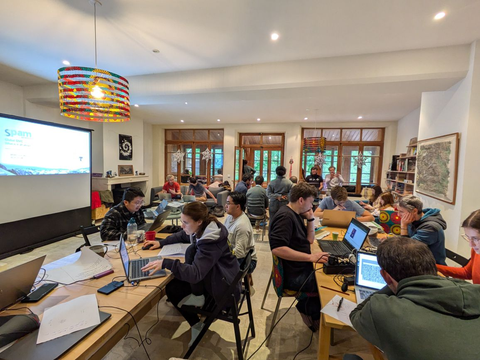Arbeitsraum beim SPAM Workshop 2024