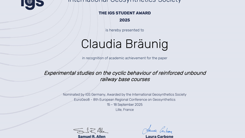 IGS Award 2024 für Claudia Bräunig