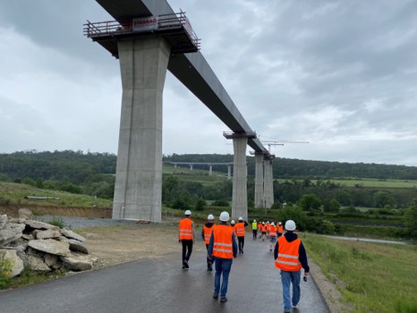 Bad Kösen-Brückenbau Saaletalquerung