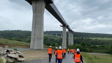 Bad Kösen-Brückenbau Saaletalquerung