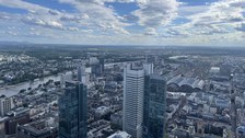 Frankfurt Main von oben 
