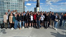 Gruppenbild auf dem Main Tower 