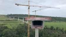 Bad Kösen-Brückenbau Saaletalquerung