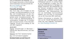 Bild 2. Seite Alumni Newsletter
