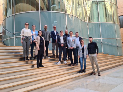 Gruppenbild der Mitglieder des IBB im Bundestag.