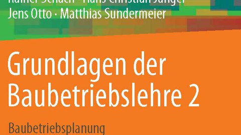 Deckblatt Baubetriebslehre 2 Auflage 3