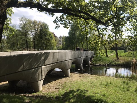 3d printed bridge in Eindhoven