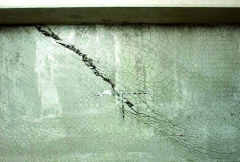 Damage pattern after failure