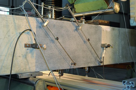 Measurement on the test specimen
