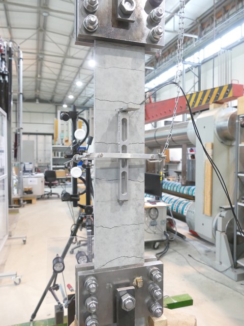 Tastversuch zur Überprüfung der gewählten Materialkombination