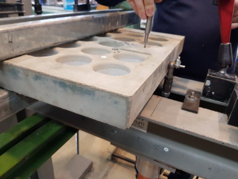 Bauteil mit Hohlräumen zur Funktionsintegration im Versuchsstand