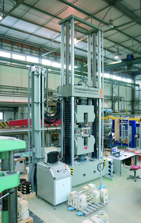 Prümaschine im Labor