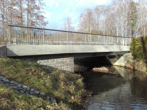 Ausgewähltes Plattentragwerk für die Verstärkungsmaßnahme