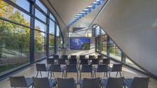 Foto zeigt IMporessionen vom Bau des Carbonbetonhauses CUBE in Dresden