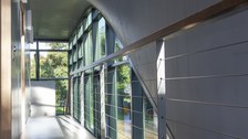 Foto zeigt IMporessionen vom Bau des Carbonbetonhauses CUBE in Dresden