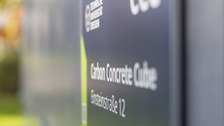 Foto zeigt IMporessionen vom Bau des Carbonbetonhauses CUBE in Dresden