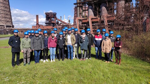 Gruppenfoto Exkursion bei der Salzgitter AG 