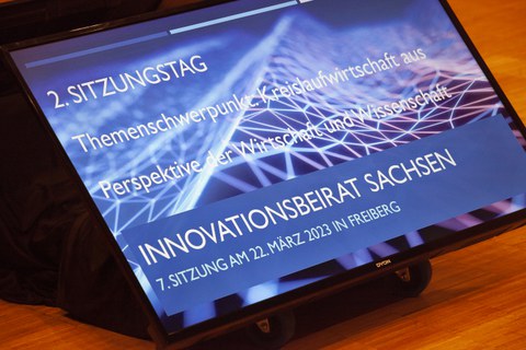 Impressionen 7. Sitzung des Innvationsbeirates Sachsen am 22.03.2023 in Freiberg