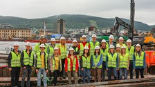 Foto zeigt ein Gruppenbild der Exkursionsgruppe