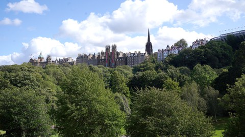Ansicht von Ediburgh