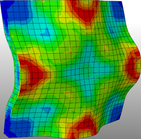 Impact on fiber-reinforced concrete structures