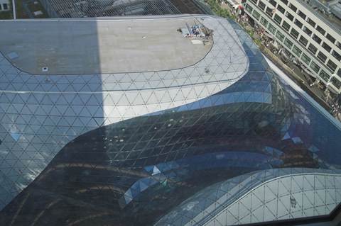 Draufsicht Zeil Forum Frankfurt