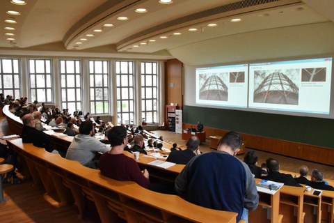 Blick ins Auditorium der Stahlbaufachtagung 2023