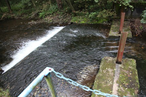 Outlet of the field testing facility