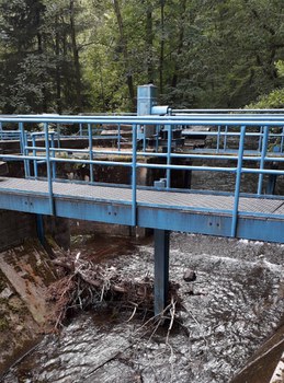 Entrance to the field testing facility