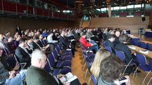 Auditorium des Dresdner Wasserbaukolloquiums 2015